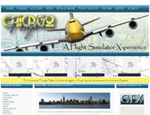 Tablet Screenshot of chicagoflightsfsx.com